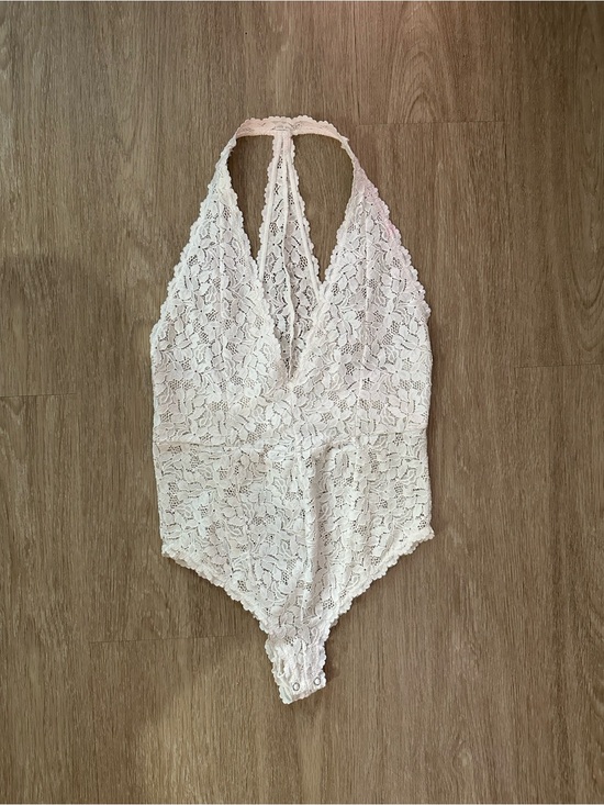 Free People Other - Free People Intimately Galloon Lace Halter Bodysuit